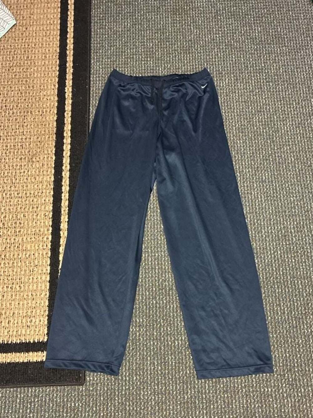 Y2K Nike Dri-Fit Navy Baggy Blue Athletic Pants